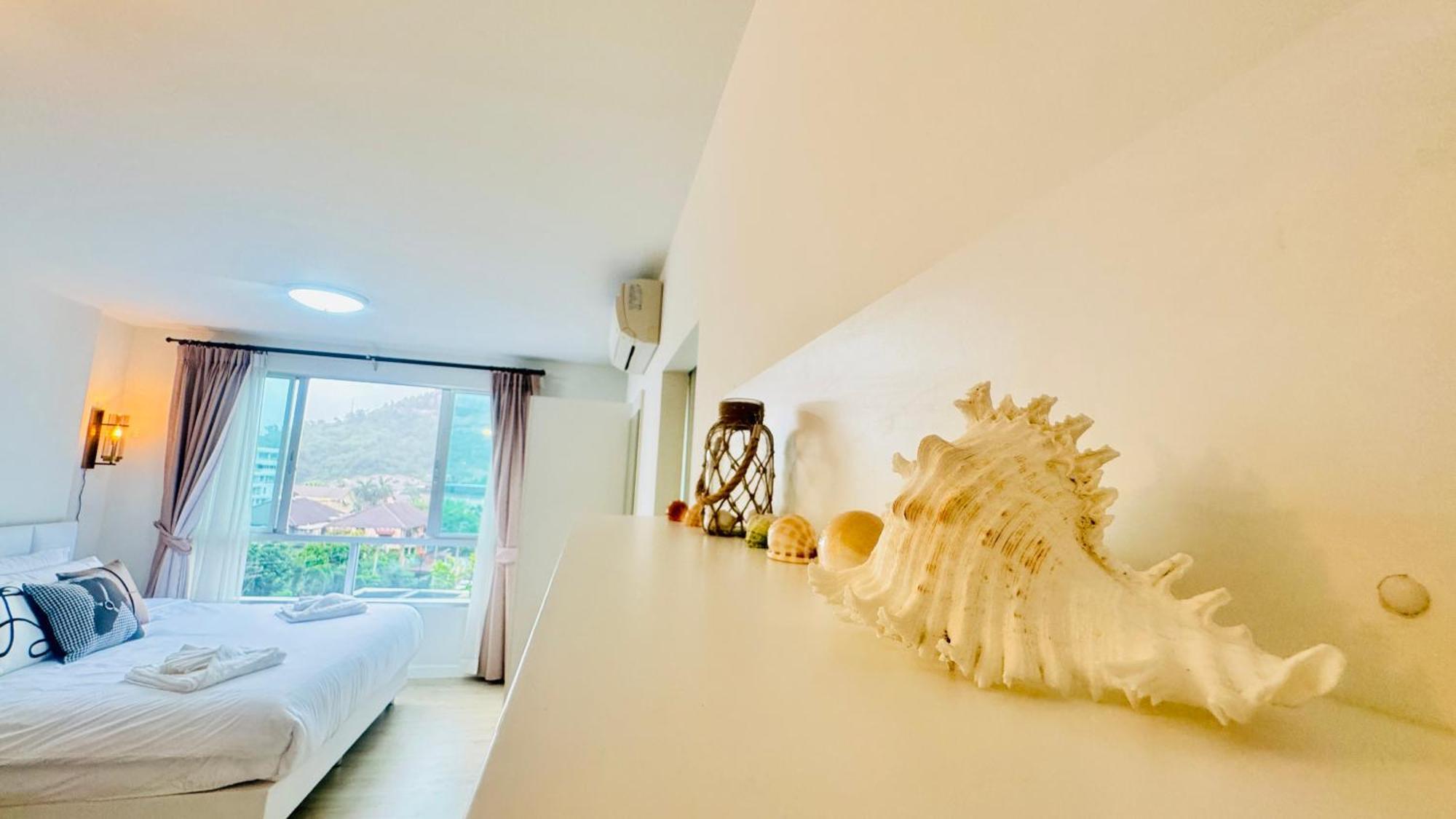 Sea&Mountain View,5 Mins Walk To Famous Beach With King Size Bed Hua Hin Luaran gambar