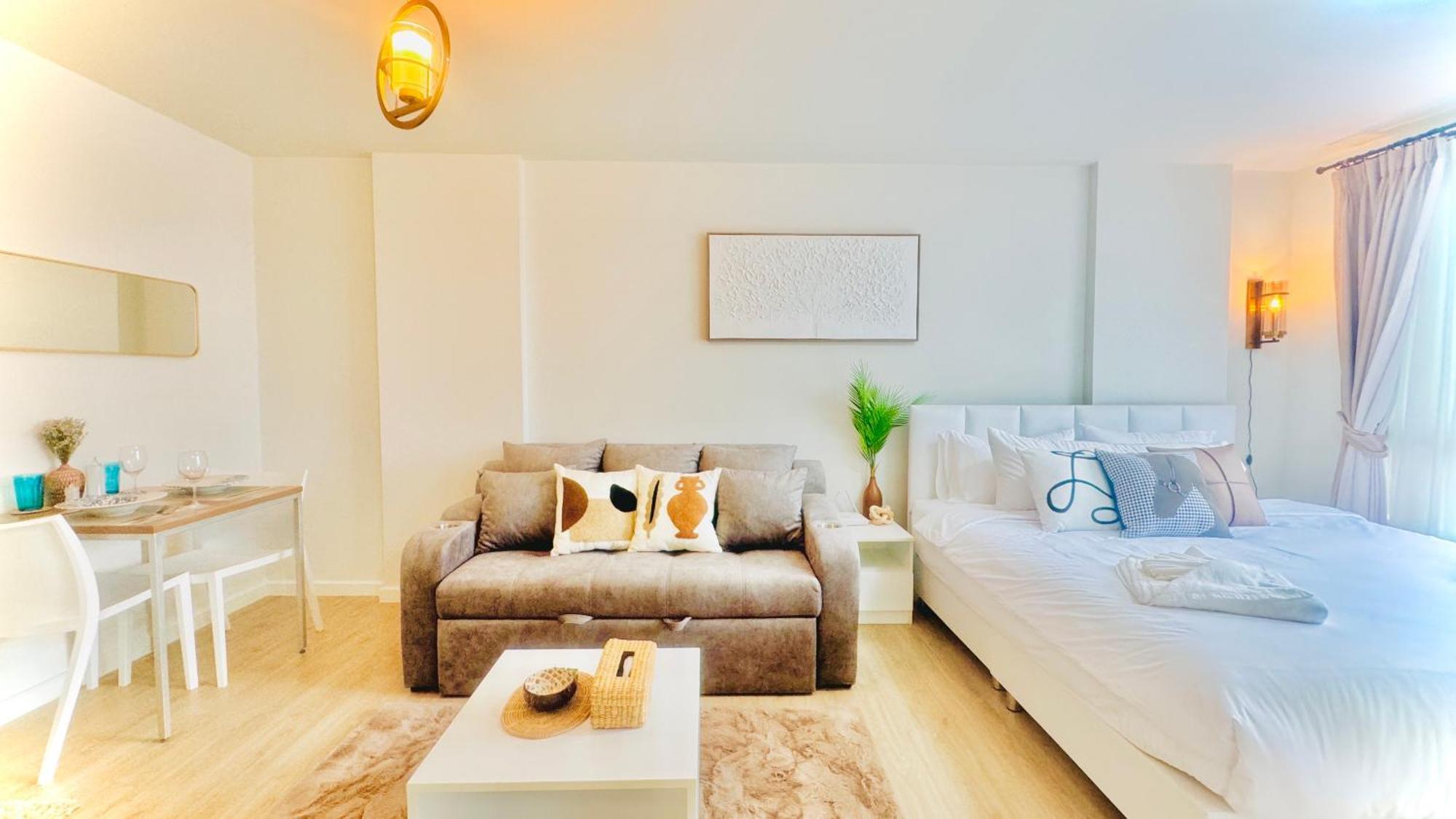 Sea&Mountain View,5 Mins Walk To Famous Beach With King Size Bed Hua Hin Luaran gambar