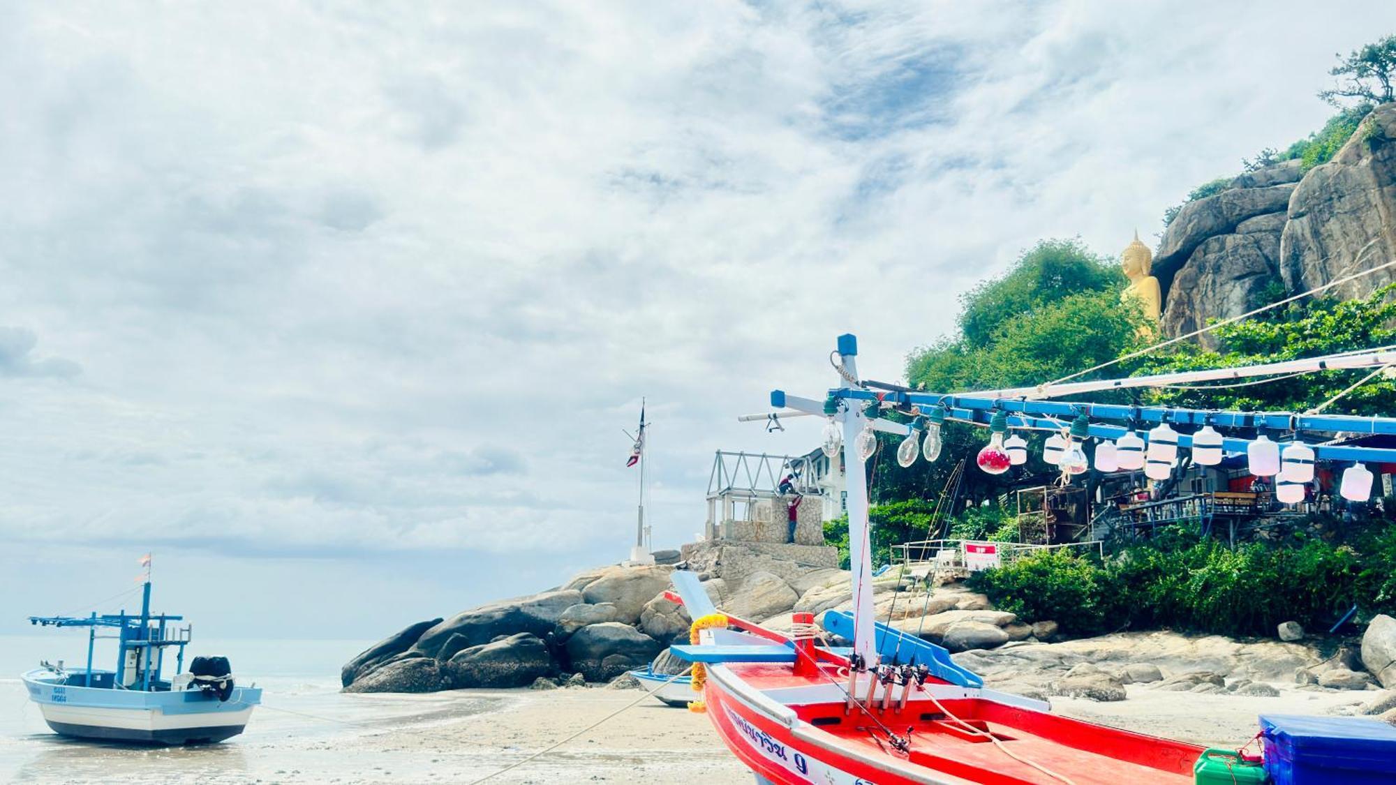 Sea&Mountain View,5 Mins Walk To Famous Beach With King Size Bed Hua Hin Luaran gambar